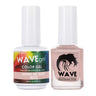 Wave Simplicity 2-In-1 Matching Duo Set / 1 Gel Polish 0.6 oz. + 1 Lacquer 0.5 oz. / #003 Making Me Blush - 22698