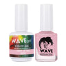 Wave Simplicity 2-In-1 Matching Duo Set / 1 Gel Polish 0.6 oz. + 1 Lacquer 0.5 oz. / #004 Dash Of Sass - 22698