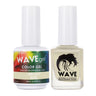 Wave Simplicity 2-In-1 Matching Duo Set / 1 Gel Polish 0.6 oz. + 1 Lacquer 0.5 oz. / #040 Limelight - 22698