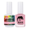 Wave Simplicity 2-In-1 Matching Duo Set / 1 Gel Polish 0.6 oz. + 1 Lacquer 0.5 oz. / #047 Pretty In Pink - 22698