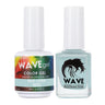 Wave Simplicity 2-In-1 Matching Duo Set / 1 Gel Polish 0.6 oz. + 1 Lacquer 0.5 oz. / #065 Blue Lover - 22698