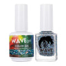 Wave Simplicity 2-In-1 Matching Duo Set / 1 Gel Polish 0.6 oz. + 1 Lacquer 0.5 oz. / #103 Aqua Light - 22698