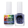 Wave Simplicity 2-In-1 Matching Duo Set / 1 Gel Polish 0.6 oz. + 1 Lacquer 0.5 oz. / #105 Ocean Shine - 22698