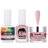 Wave Simplicity 3-In-1 Matching Combo Set / 1 Gel Polish 0.6 oz. + 1 Lacquer 0.5 oz. + 1 Dip Powder 2 oz. / #001 Soft And Sweet - 22700
