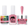 Wave Simplicity 3-In-1 Matching Combo Set / 1 Gel Polish 0.6 oz. + 1 Lacquer 0.5 oz. + 1 Dip Powder 2 oz. / #006 Glossy And Bossy - 22700