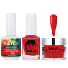 Wave Simplicity 3-In-1 Matching Combo Set / 1 Gel Polish 0.6 oz. + 1 Lacquer 0.5 oz. + 1 Dip Powder 2 oz. / #058 Crazy About You - 22700
