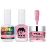 Wave Simplicity 3-In-1 Matching Combo Set / 1 Gel Polish 0.6 oz. + 1 Lacquer 0.5 oz. + 1 Dip Powder 2 oz. / #097 Glossy Pink - 22700