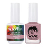 Wave Simplicity Collection 2-In-1 Matching Duo Set / 1 Gel Polish 0.5 oz. + 1 Lacquer 0.5 oz. / #P010 Simplicity