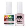 Wave Simplicity Collection 2-In-1 Matching Duo Set / 1 Gel Polish 0.5 oz. + 1 Lacquer 0.5 oz. / #P018 Thistle