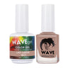 Wave Simplicity Collection 2-In-1 Matching Duo Set / 1 Gel Polish 0.5 oz. + 1 Lacquer 0.5 oz. / #P021 Lazy Sunday