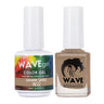 Wave Simplicity Collection 2-In-1 Matching Duo Set / 1 Gel Polish 0.5 oz. + 1 Lacquer 0.5 oz. / #P022 Sahara Sand