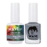 Wave Simplicity Collection 2-In-1 Matching Duo Set / 1 Gel Polish 0.5 oz. + 1 Lacquer 0.5 oz. / #P023 Teally Teal