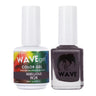 Wave Simplicity Collection 2-In-1 Matching Duo Set / 1 Gel Polish 0.5 oz. + 1 Lacquer 0.5 oz. / #P024 Rebellious