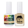 Wave Simplicity Collection 2-In-1 Matching Duo Set / 1 Gel Polish 0.5 oz. + 1 Lacquer 0.5 oz. / #P036 Sun Glazed