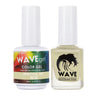 Wave Simplicity Collection 2-In-1 Matching Duo Set / 1 Gel Polish 0.5 oz. + 1 Lacquer 0.5 oz. / #P038 Beautiful Day