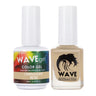 Wave Simplicity Collection 2-In-1 Matching Duo Set / 1 Gel Polish 0.5 oz. + 1 Lacquer 0.5 oz. / #P039 Candlelight