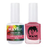 Wave Simplicity Collection 2-In-1 Matching Duo Set / 1 Gel Polish 0.5 oz. + 1 Lacquer 0.5 oz. / #P050 Love is in the Air