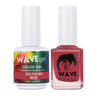 Wave Simplicity Collection 2-In-1 Matching Duo Set / 1 Gel Polish 0.5 oz. + 1 Lacquer 0.5 oz. / #P056 Seal the Deal