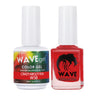 Wave Simplicity Collection 2-In-1 Matching Duo Set / 1 Gel Polish 0.5 oz. + 1 Lacquer 0.5 oz. / #P058 Crazy About You