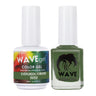 Wave Simplicity Collection 2-In-1 Matching Duo Set / 1 Gel Polish 0.5 oz. + 1 Lacquer 0.5 oz. / #P069 Evergreen Forever