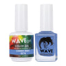 Wave Simplicity Collection 2-In-1 Matching Duo Set / 1 Gel Polish 0.5 oz. + 1 Lacquer 0.5 oz. / #P074 Summer Waves