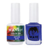 Wave Simplicity Collection 2-In-1 Matching Duo Set / 1 Gel Polish 0.5 oz. + 1 Lacquer 0.5 oz. / #P076 Neptune