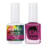 Wave Simplicity Collection 2-In-1 Matching Duo Set / 1 Gel Polish 0.5 oz. + 1 Lacquer 0.5 oz. / #P078 Into You