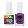 Wave Simplicity Collection 2-In-1 Matching Duo Set / 1 Gel Polish 0.5 oz. + 1 Lacquer 0.5 oz. / #P079 Smiling Grape