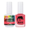 Wave Simplicity Collection 2-In-1 Matching Duo Set / 1 Gel Polish 0.5 oz. + 1 Lacquer 0.5 oz. / #P086 What's Poppin