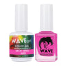 Wave Simplicity Collection 2-In-1 Matching Duo Set / 1 Gel Polish 0.5 oz. + 1 Lacquer 0.5 oz. / #P089 Mood Swings