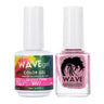 Wave Simplicity Collection 2-In-1 Matching Duo Set / 1 Gel Polish 0.5 oz. + 1 Lacquer 0.5 oz. / #P097 Glossy Pink