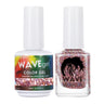 Wave Simplicity Collection 2-In-1 Matching Duo Set / 1 Gel Polish 0.5 oz. + 1 Lacquer 0.5 oz. / #P101 Lent Reflection