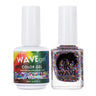 Wave Simplicity Collection 2-In-1 Matching Duo Set / 1 Gel Polish 0.5 oz. + 1 Lacquer 0.5 oz. / #P107 Disco Party