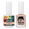 Wave Simplicity Collection 2-In-1 Matching Duo Set / 1 Gel Polish 0.5 oz. + 1 Lacquer 0.5 oz. / #P115 Soft Touch