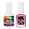 Wave Simplicity Collection 2-In-1 Matching Duo Set / 1 Gel Polish 0.5 oz. + 1 Lacquer 0.5 oz. / #P123 Pretty Pink Blush