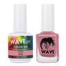 Wave Simplicity Collection 2-In-1 Matching Duo Set / 1 Gel Polish 0.5 oz. + 1 Lacquer 0.5 oz. / #P128 Taffy