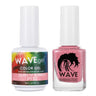 Wave Simplicity Collection 2-In-1 Matching Duo Set / 1 Gel Polish 0.5 oz. + 1 Lacquer 0.5 oz. / #P132 Glass Of Bubbly