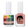 Wave Simplicity Collection 2-In-1 Matching Duo Set / 1 Gel Polish 0.5 oz. + 1 Lacquer 0.5 oz. / #P133 Meet Me At Our Spot