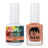 Wave Simplicity Collection 2-In-1 Matching Duo Set / 1 Gel Polish 0.5 oz. + 1 Lacquer 0.5 oz. / #P135 What A Lovely Day