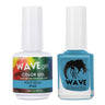 Wave Simplicity Collection 2-In-1 Matching Duo Set / 1 Gel Polish 0.5 oz. + 1 Lacquer 0.5 oz. / #P144 Holy Azul!