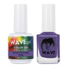 Wave Simplicity Collection 2-In-1 Matching Duo Set / 1 Gel Polish 0.5 oz. + 1 Lacquer 0.5 oz. / #P146 Astro Thunder