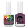 Wave Simplicity Collection 2-In-1 Matching Duo Set / 1 Gel Polish 0.5 oz. + 1 Lacquer 0.5 oz. / #P147 Heartbroken