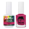 Wave Simplicity Collection 2-In-1 Matching Duo Set / 1 Gel Polish 0.5 oz. + 1 Lacquer 0.5 oz. / #P154 Headlines