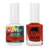 Wave Simplicity Collection 2-In-1 Matching Duo Set / 1 Gel Polish 0.5 oz. + 1 Lacquer 0.5 oz. / #P159 Warning!