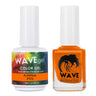 Wave Simplicity Collection 2-In-1 Matching Duo Set / 1 Gel Polish 0.5 oz. + 1 Lacquer 0.5 oz. / #P173 Pumpkin