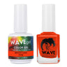 Wave Simplicity Collection 2-In-1 Matching Duo Set / 1 Gel Polish 0.5 oz. + 1 Lacquer 0.5 oz. / #P174 Bright Lava