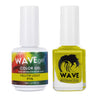 Wave Simplicity Collection 2-In-1 Matching Duo Set / 1 Gel Polish 0.5 oz. + 1 Lacquer 0.5 oz. / #P176 Yellow Light