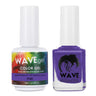 Wave Simplicity Collection 2-In-1 Matching Duo Set / 1 Gel Polish 0.5 oz. + 1 Lacquer 0.5 oz. / #P181 Swimming in The Moonlight