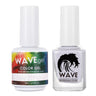 Wave Simplicity Collection 2-In-1 Matching Duo Set / 1 Gel Polish 0.5 oz. + 1 Lacquer 0.5 oz. / #P186 Pearly Whites