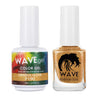 Wave Simplicity Collection 2-In-1 Matching Duo Set / 1 Gel Polish 0.5 oz. + 1 Lacquer 0.5 oz. / #P190 Orange Glow